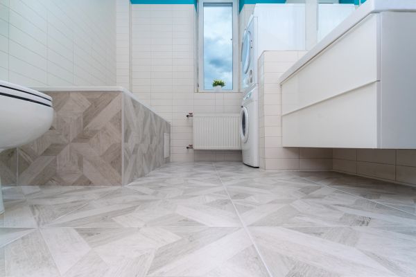 Bathroom Floor Remodeling in Keller