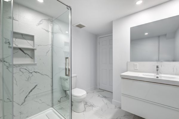 Basement Bathroom Construction in Keller